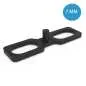 Preview: 100 Stück 7mm Abstandhalter, Abstandshalter, Distanzhalter für Terrassendielen